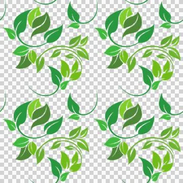 Abstract Green Ivy Pattern | Vector2025-179dvm Stock Illustration
