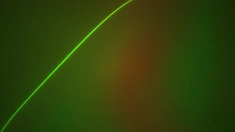 Abstract Green Laser Light Beam Moving Across Dark Background. Stock Footage 341792621