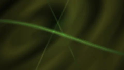 Abstract Green Laser Light Beams Intersecting in Dark Environment. Stock Footage 341792649