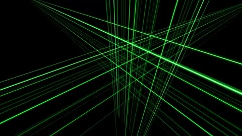 Abstract Green Laser Light Grid Background | Full HD 1920×1080 | 10 Second Vídeo Stock 338007173