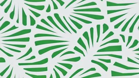 Abstract green leaf pattern rotating,Motion background 3d animation. 스톡 동영상 133040981
