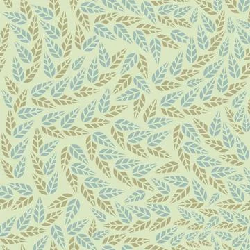 Abstract Green Leafy Textured Repeat Pattern Background Design Illustrazione stock