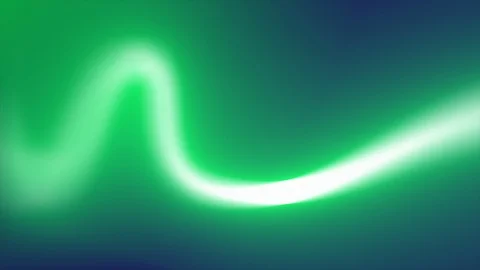 Abstract green light animation Stock Footage 124670589