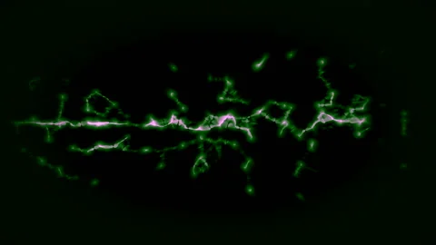 Abstract green light animation - Full Hd - ProRes Stock Footage 142523843