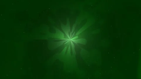 Abstract Green Light Burst Medium Depth Stock Footage 327601147