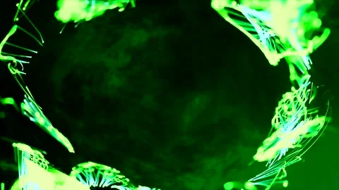 Abstract Green Light Stock Footage 289114552