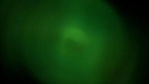 Abstract green light pattern with glowing sphere. Modern digital art design for Stock Illustration