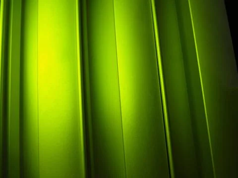 Abstract Green Light Pattern Gradient Texture Vertical Lines Soft Tech Cur... Stock Photos