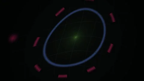Abstract green light science technology. Stock Footage 339988484