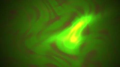 Abstract Green Light Streaks and Glowing Energy Waves Motion Background. Stock Footage 340518846