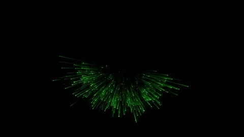Abstract Green Light Streaks Stock Footage 289126629