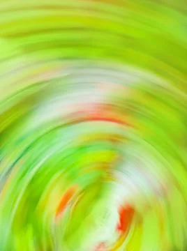 Abstract green light trail vortex. Lights moving in circular green pattern... Foto stock