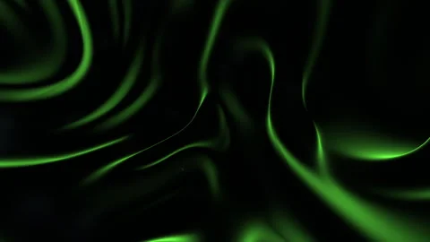 Abstract green light trails flowing on black background, futuristic motion 스톡 동영상 332108406
