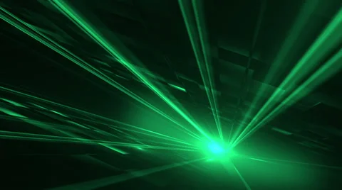 Abstract Green Light Tunnel 스톡 동영상 33844796