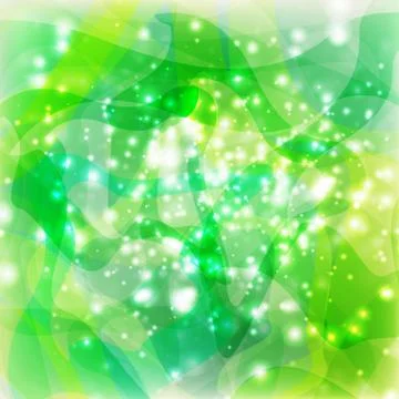 Abstract green lights Stock Illustration