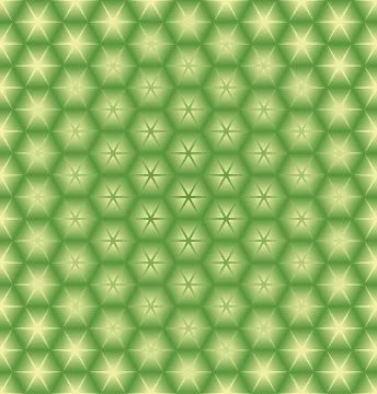 Abstract green lime geometric triangle hexagon seamless pattern background Stock Illustration