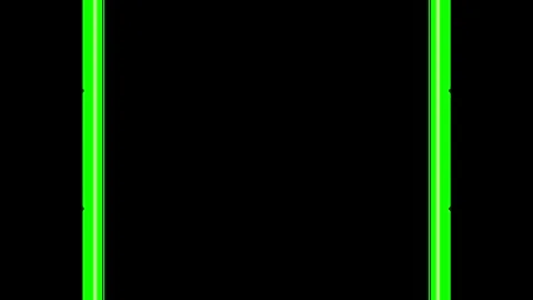 Abstract Green Lines on Black Background Stock Footage 284390790