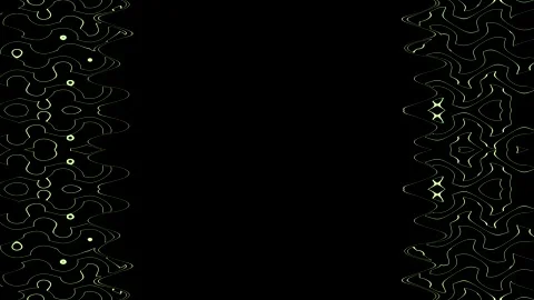 Abstract Green Lines on Black Background Stock Footage 284391570