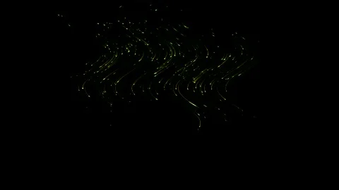 Abstract Green Lines on Black Background Stock Footage 289126291