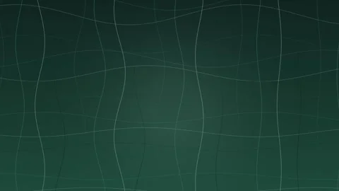 Abstract green lines create a subtle, shifting grid pattern Stock Footage 325538596