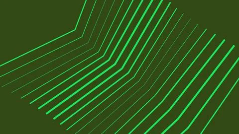 Abstract green lines pattern on a dark background Illustrazione stock