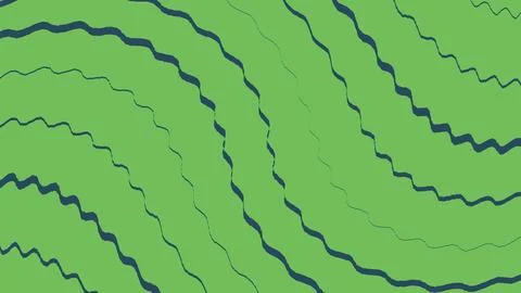 Abstract green lines pattern on seamless background Stock Illustration