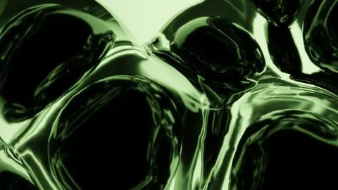Abstract Green Liquid Cell Division and Organic Texture Stock Illustration