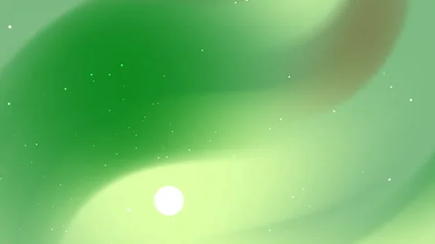 Abstract Green Liquid Gradient Background with Sparkling Particles Vídeos de archivo 334935819