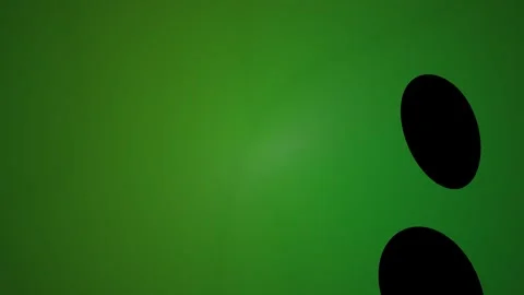Abstract green liquid surface background with dark fluid drops floating smo.. Stock Footage 346344437