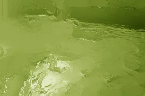 Abstract green liquid surface texture background design Stock Photos