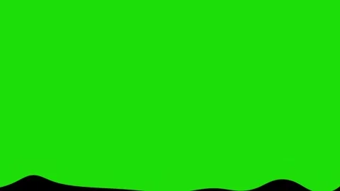Abstract green liquid wave transition effect with smooth flowing motion Vídeos de archivo 333625602