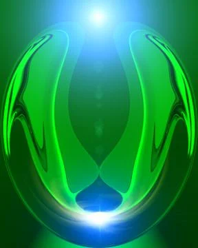 Abstract green logo Stock Illustration