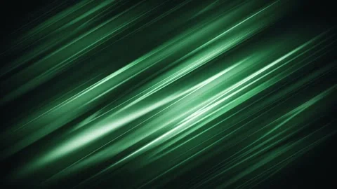 Abstract green looping animation with dynamic fast diagonal lines and glow Stock Footage 327518822