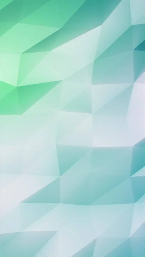 Abstract green low poly background with faceted triangles and soft gradient.. Stock Footage 327014662