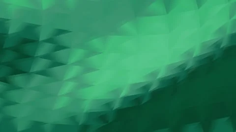 Abstract Green Low Poly Geometric Motion Background Video Vídeos de archivo 344353611