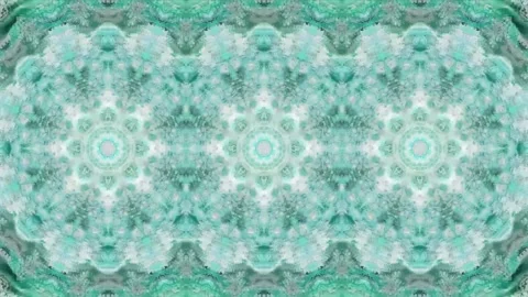 Abstract Green Mandala Stock Footage 289106988