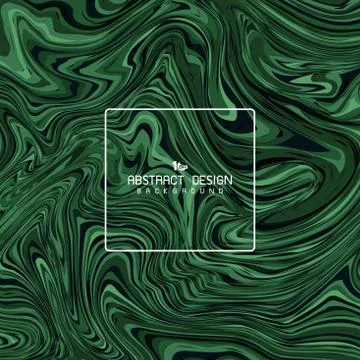 Abstract green marble artwork deign of cover decoration background. Stock-Illustration
