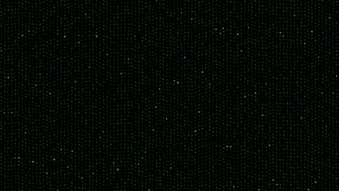 Abstract Green Matrix Digital Code Rain Background Stock Footage 340315494
