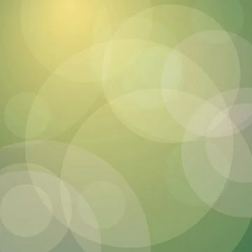 Abstract green mesh background with overlapping transparent circles and sof.. Stock Illustration