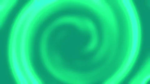 Abstract green mint vortex spiral swirling smoothly in dark emerald space Stock Footage 341663067