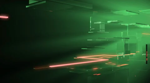 Abstract Green Mirror Background 库存影片 58951796