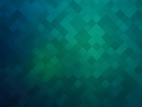 Abstract green mosaic background Stock Illustration