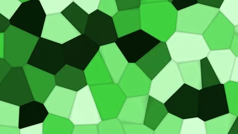 Abstract green mosaic geometric pattern motion background Stock Footage 346816833