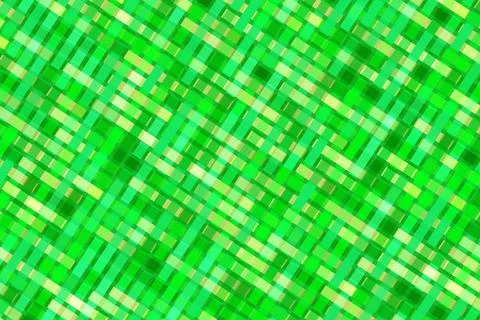 Abstract green mosaic pattern with bright geometric shapes Stock Illustration
