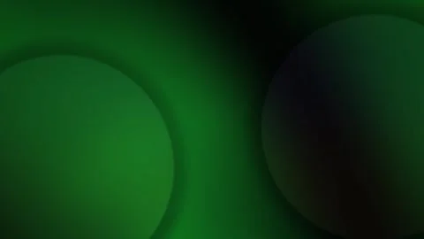 Abstract Green Motion Background with Soft Glowing Spherical Shapes and Flu.. Stock Footage 340517731