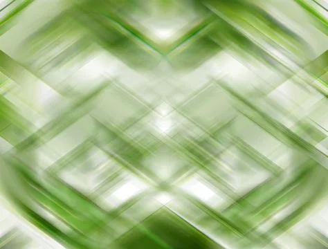 Abstract Green Motion Blur Intersecting Lines Stock Illustration
