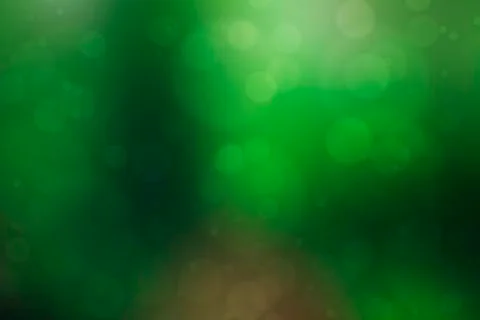 Abstract green nature background, bokeh Stock Illustration