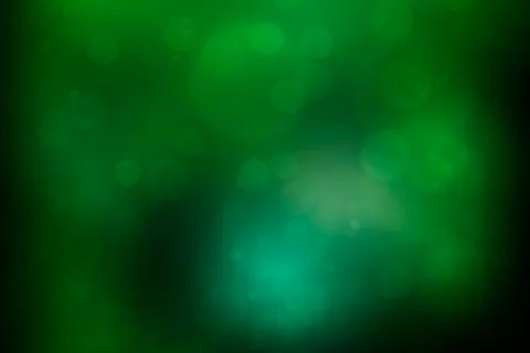Abstract green nature background, bokeh Stock Illustration