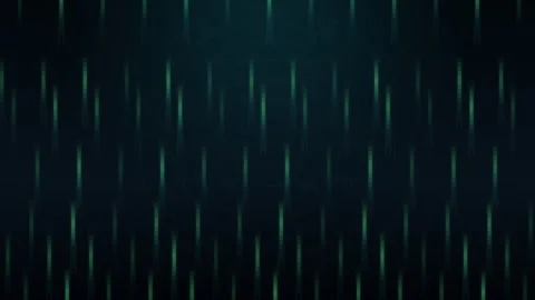 Abstract green neon data lines on dark digital background Stock Footage 335942866