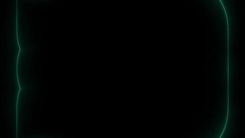 Abstract Green Neon Frame Stock Footage 284399189